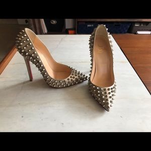Christian louboutin spiked heels (100% authentic)